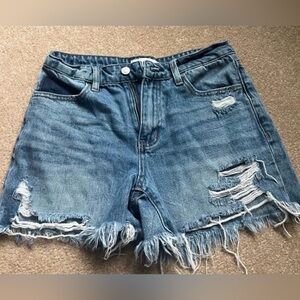 Women’s Vervet by Flying Monkey denim destructed shorts size Small